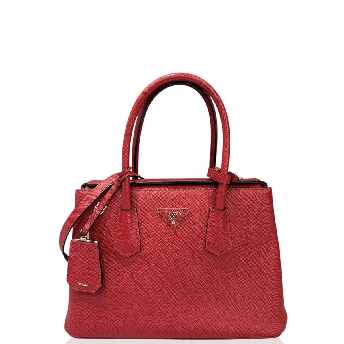 PRADA Satchel/Top Handle Bag Red Bags & Handbags for Women for