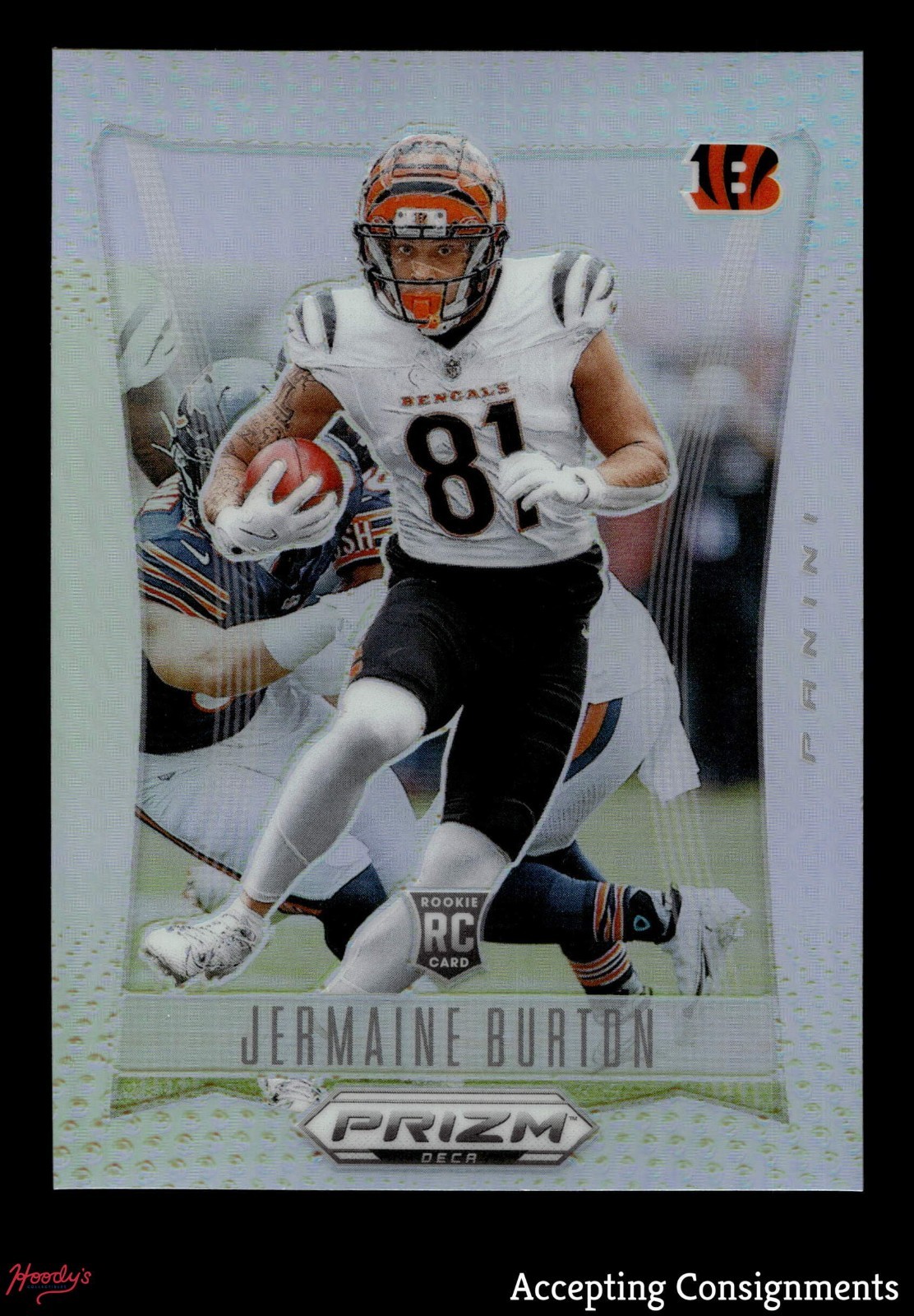 2024 Panini Prizm Deca Prizms Silver #63 Jermaine Burton RC ROOKIE BENGALS