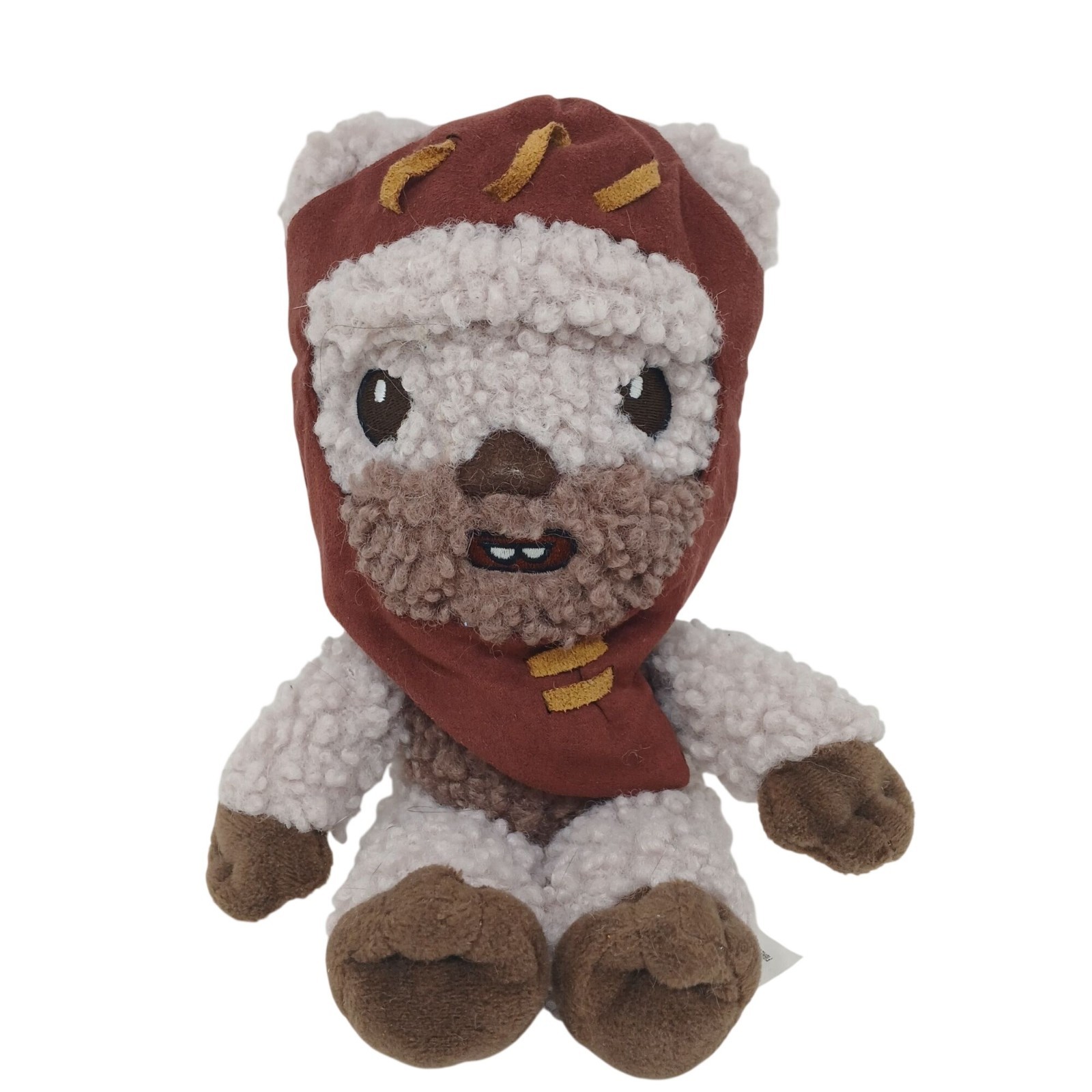 Star Wars Ewok Plush Toy By Mattel 9" Brown & Beige Stuffed 