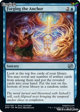 Forging the Anchor [BRO - 50] Foil The Brothers' War