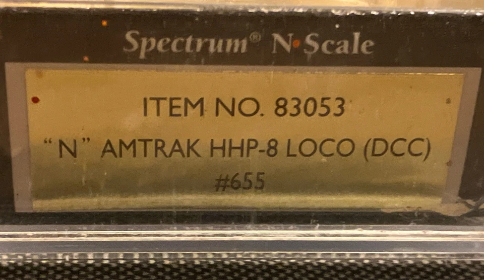 Bachman Spectrum #83053 AMTRAK HHP-8 Locomotive (DCC) #655. - Image 4 of 4