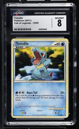 Totodile graded CGC 8 for sale on eBay