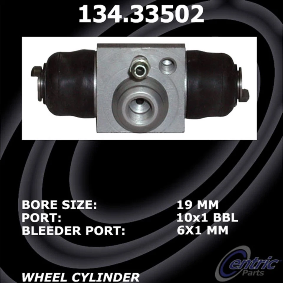 Cilindro de rueda trasero centrado 134.33502 para VW Volkswagen Cabrio Jetta Golf 93-98 Foto 2 de 2