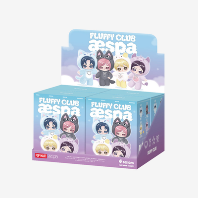 POP MART aespa Fluffy Club Series Vinyl Plush Doll Pendant - US