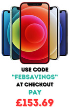 Apple iPhone 12 Mini 5G 128GB - All Colours - Unlocked Smartphone - Pristine A +