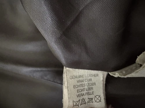 Vintage 90s Giorgio Armani Le Collezioni Brown Suede Leather Jacket Coat 44 image 6