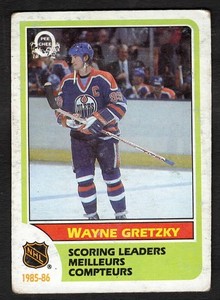1986-87 Wayne Gretzky O-Pee-Chee Hockey Scoring Leaders Oilers #260