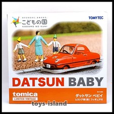 Tomica Limited Vintage Kodomo no Kuni x TLV Datsun Baby Restauración Rojo TOMYTEC