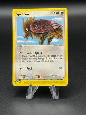 Spearow 81/100 Common Sandstorm Pokemon Moderately Played