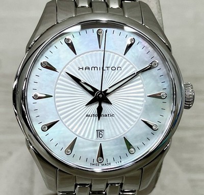 Hamilton H422150 KVZ ENQ Jazzmaster Auto Wristwatch Box Included Genuine