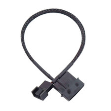 4-Pin Molex to 3 Pin / 4 Pin PC Case Fan Power Adapter Cable 10.6 27cm