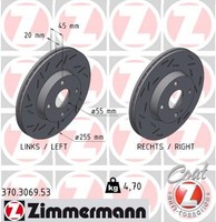 2X Zimmermann Bremsscheibe Black Z 370.3069.53 FüR Mazda MX 2 NB 1 NA NA6C 16V