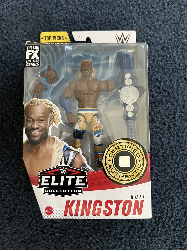 WWE Kofi Kingston Elite Mattel Figure Top Picks 2020 Series The New Day Raw 2020