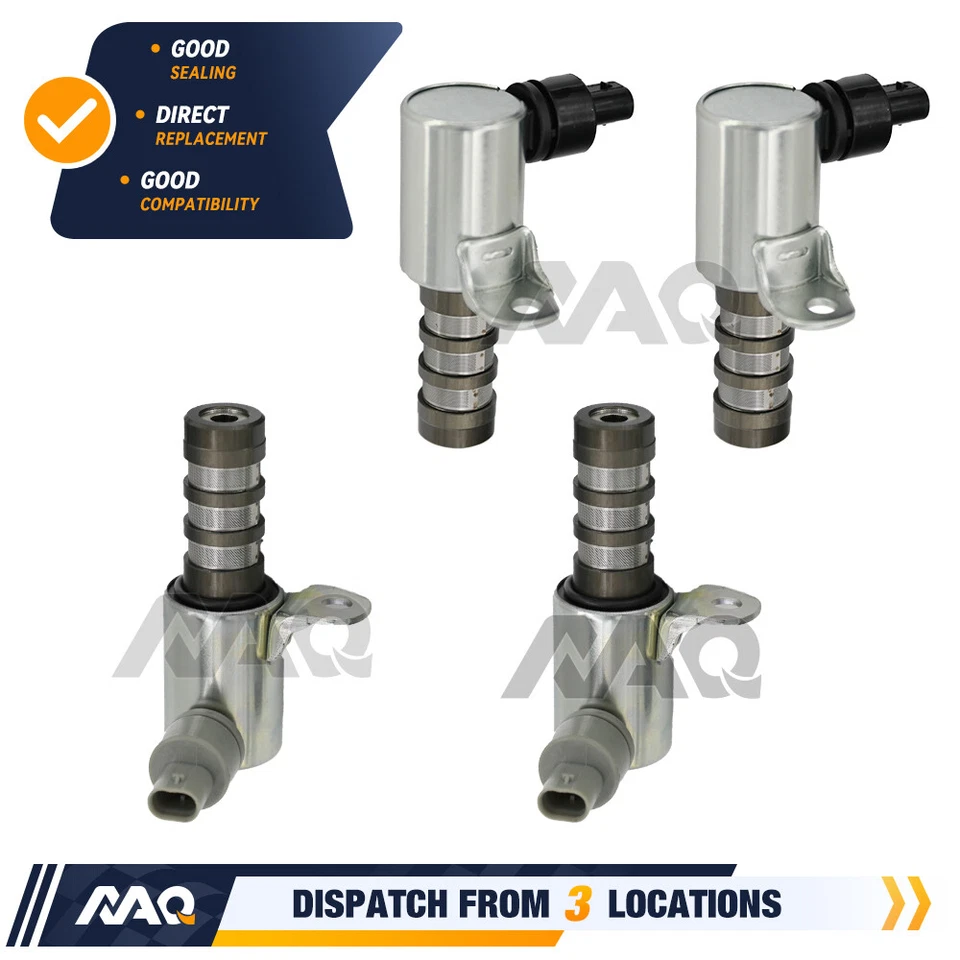 4X Solenoide de distribución variable VVT para Ford F-150 Explorer Lincoln 2011-2017 3,5 L Foto 2 de 4