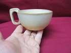 Vintage Frankoma  Pottery #4SC Lazybones Soup Cup 11 oz, Desert Gold  Glaze