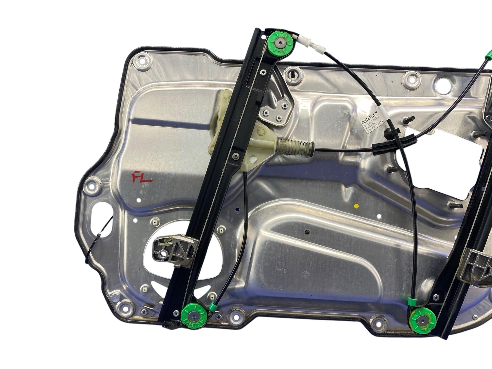 2006-2012 BENTLEY CONTINENTAL FLYING SPUR FRONT LEFT DOOR WINDOW GLASS REGULATOR