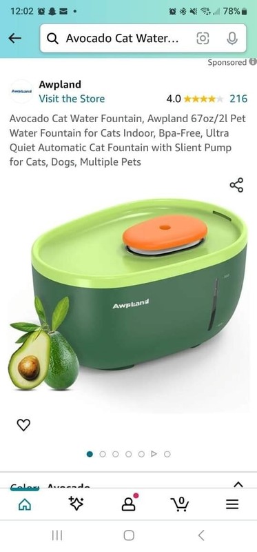 Awpland 67 Oz Pet Water Fountain