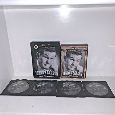 The Best of Johnny Carson (DVD, 2010, 4-Disc Set, Tin Case)