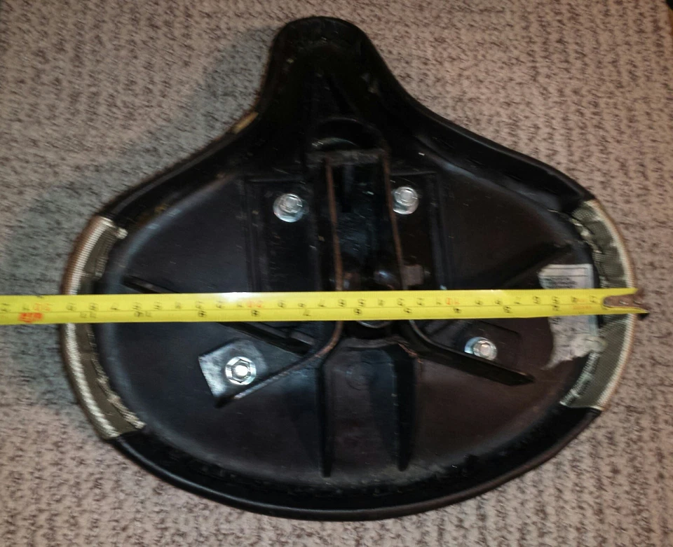 Assento de bicicleta Schwinn Viscount SV0005 extra largo grande quase 13" - Imagem 3 de 4