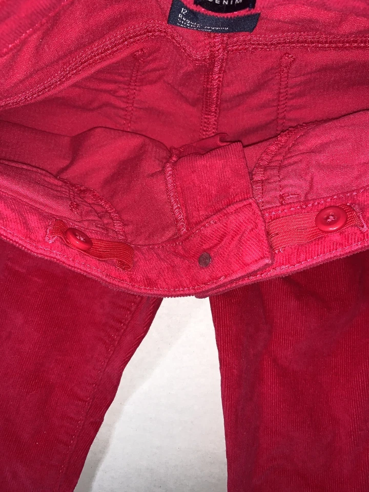 Usado - Jeggings Gap Kids Rectos Elastizados Pana Niñas (Talla 12) Foto 4 de 4