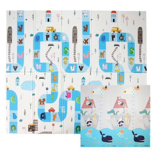 Krabbelmatte Spielmatte Baby Schadstofffrei Faltbar Spielunterlage KRABBELDECKE