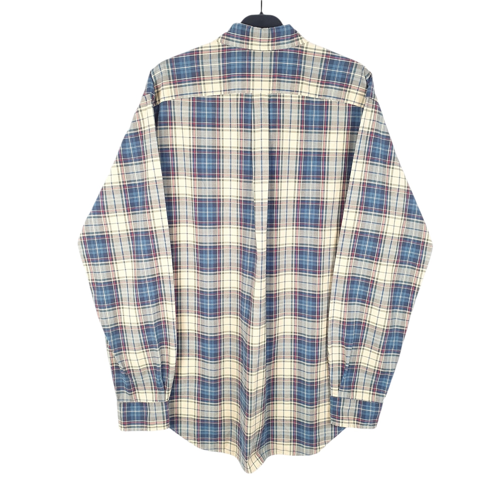 RALPH LAUREN Beige Check Shirt Classic Fit Long Sleeve Casual Cotton Mens L image 3