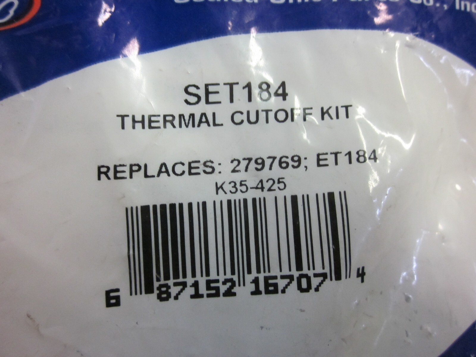 New Supco SET184 / Whirlpool 279769 Dryer Thermal Cutoff Kit Free ...