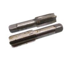 US Stock HSS 18mmx1.5 Metric Taper & Plug Tap Right Hand Thread M18x1.5mm Pitch