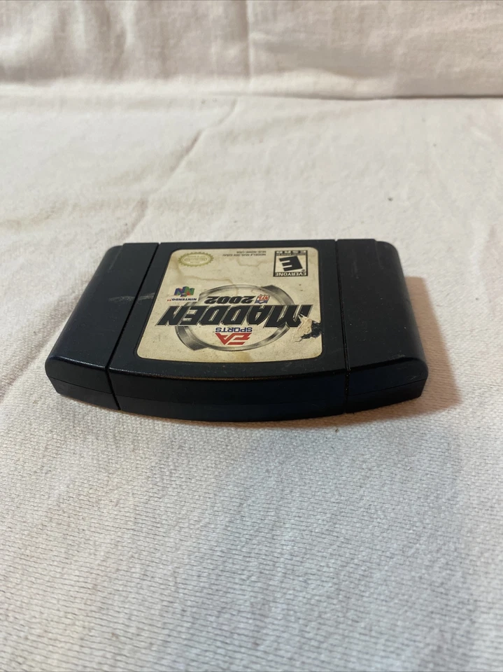 Nintendo 64 Madden NFL 2002 N64 Authentic Game UNTESTED - Image 3 of 4