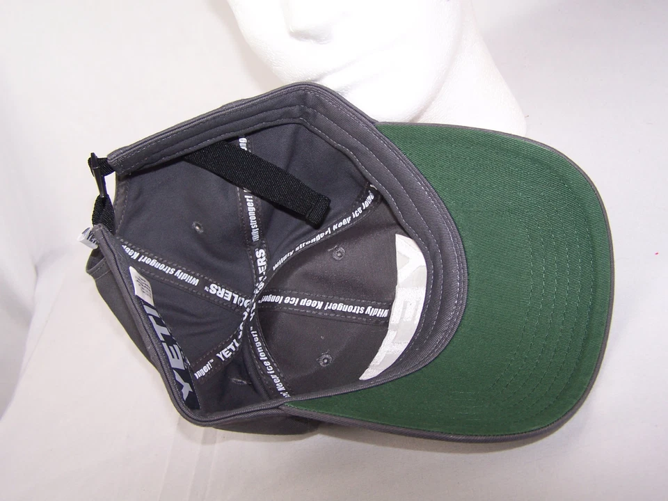 Gorra Yeti Coolers Logo Gris con Blanco OSFM NUEVA CON ETIQUETAS Foto 4 de 4