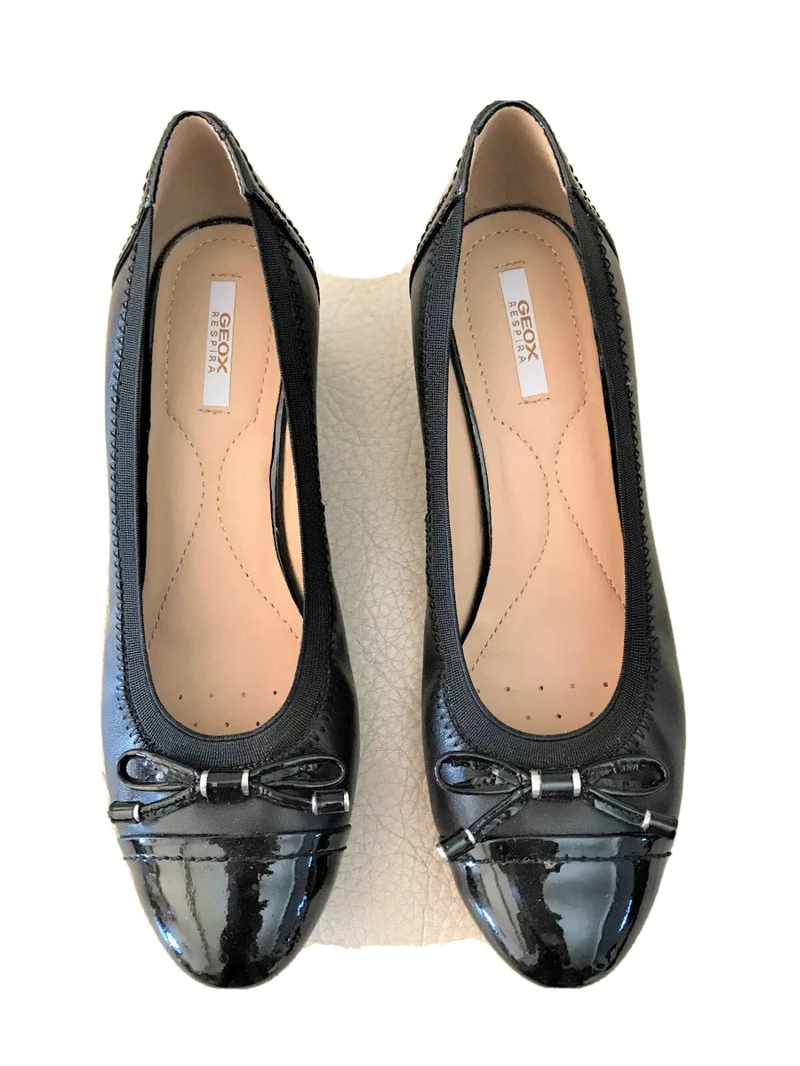 WOMEN S GEOX RESPIRA PUMPS OFFICE SHOES BLACK SIZE Uk 4 EU 36