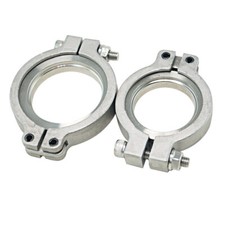 Us Stock V Band Flange Clamp Set For Tail Mvr 44mm Wastegate V-band Kit Us Stock V Band Flange Clamp Set For Tail Mvr 44mm Wastegate V-band Kit