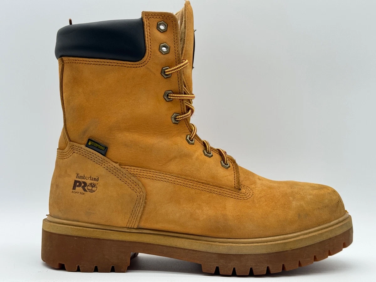 Timberland PRO Work Boots Mens 11.5M Brown Steel Toe Leather Resistor A6801 Timberland Pro 11.5 (Men main image 4