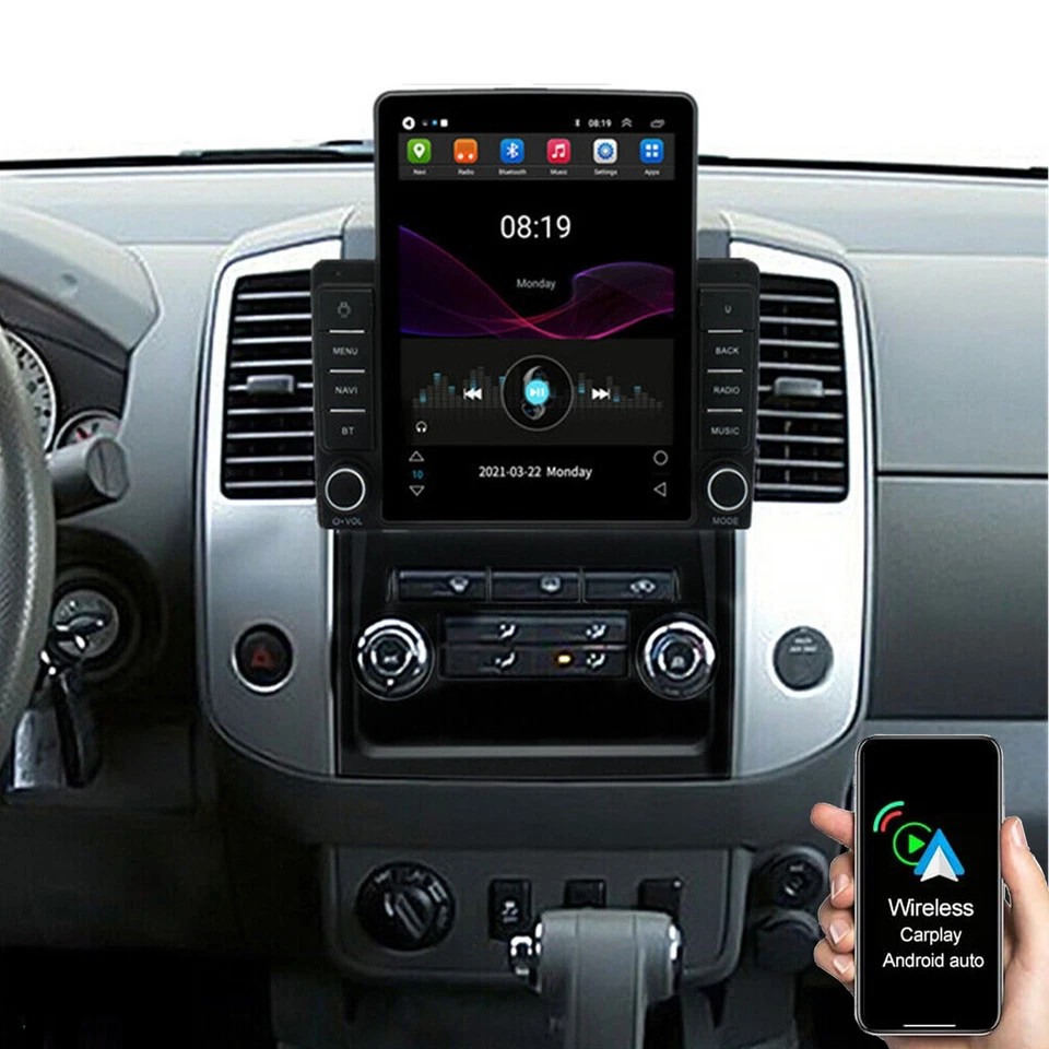 Android 13 Carplay For 2009-2014 Nissan Frontier/Xterra Car Radio Stereo GPS FM Foto 3 de 4