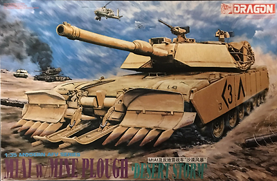 その他 M1A1 W/ MINE PLOUGH DESERT STORM 1:35 Dragon/DML 1/35 M1A1 with Mine Plough 