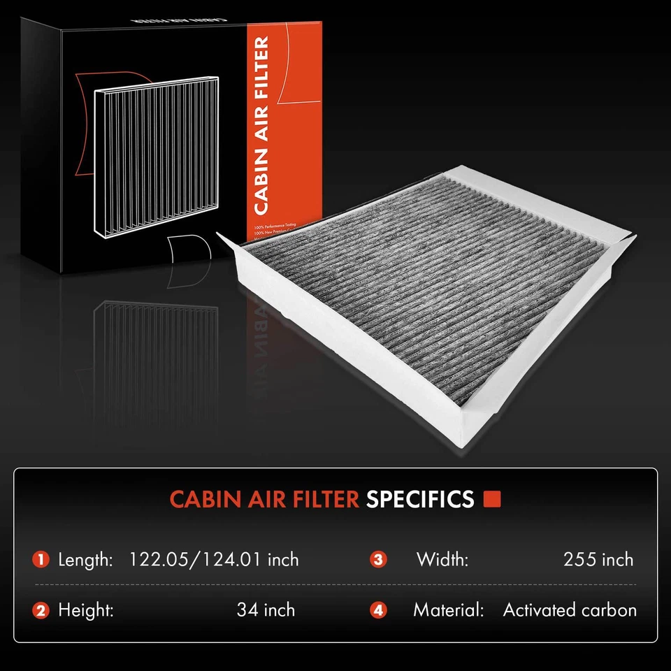 Воздушный фильтр салона с активированным углем для Mercedes-Benz W203 W211 CLS500 E320 2 шт. - Изображение 4 из 4