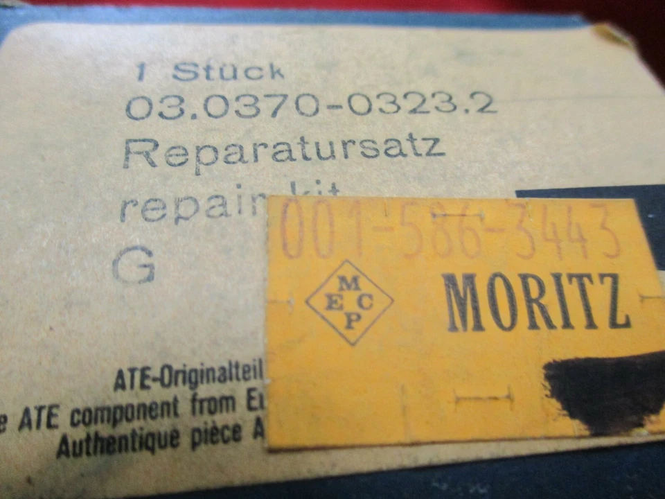 KIT CILINDRO MAESTRO FRENO MERCEDES-BENZ 220B 220SB 220SEB ATE, 0015863443, NOS Foto 2 de 4