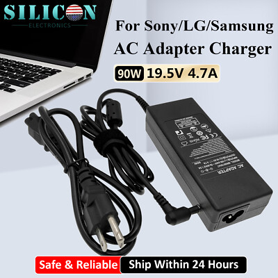 AC Adapter For LG 23MP65HQ-P 27MP65HQ-P 32ML600M-B LED Monitor Power Supply Cord