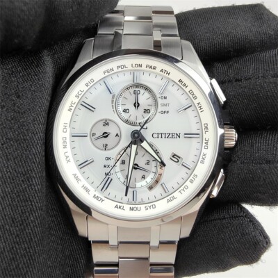 CITIZEN ATTESA Eco-Drive Solar Titanium Watch AT8040-57A | eBay