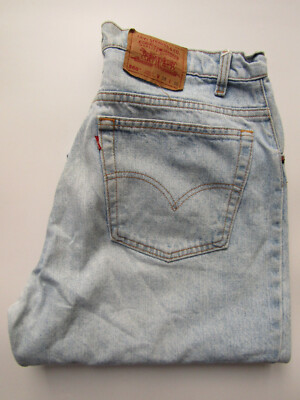 Levi's 560 Jeans Loose Fit Tapered Herren W38 L30 Hellblau Denim LEVD184