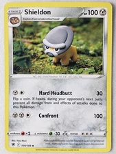 Shieldon 109/189 VLP - B1G1F  Yuka Morii Clay Art - Astral Radiance Pokemon Card