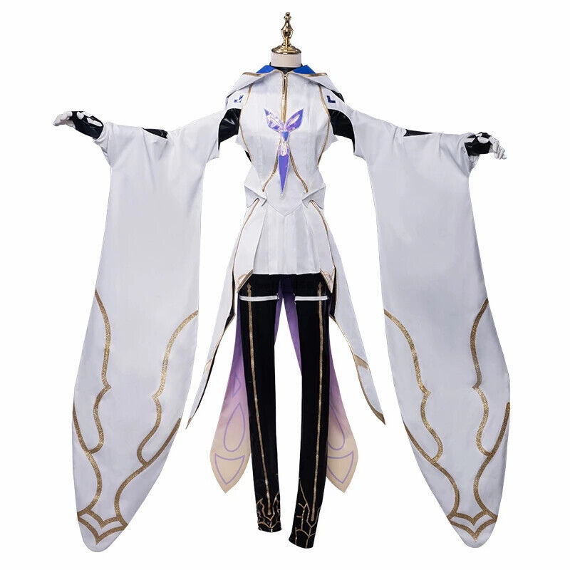 Fate Grand Order Lady Avalon Cosplay Costume Dress Merlin Women Outfit  Halloween