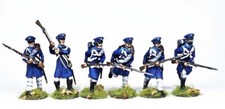 Prussian Landwehr Infantry Charging 28mm Napoleonic Wargame Display Miniatures