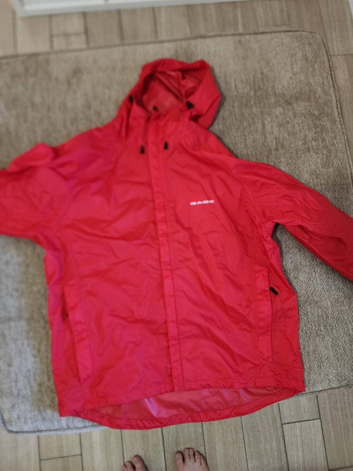 Gage mens fishing rain gear bibs and jacket XL eBay