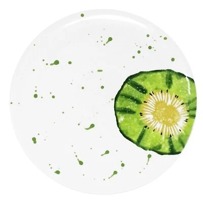 Plato de cerámica motivos de frutas plato de desayuno plato decorativo plato de comedor redondo Ø22 cm - Imagen 1 de 2
