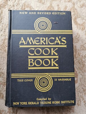 Vintage Americana. America's Cookbook 1940s Cookery Scribner