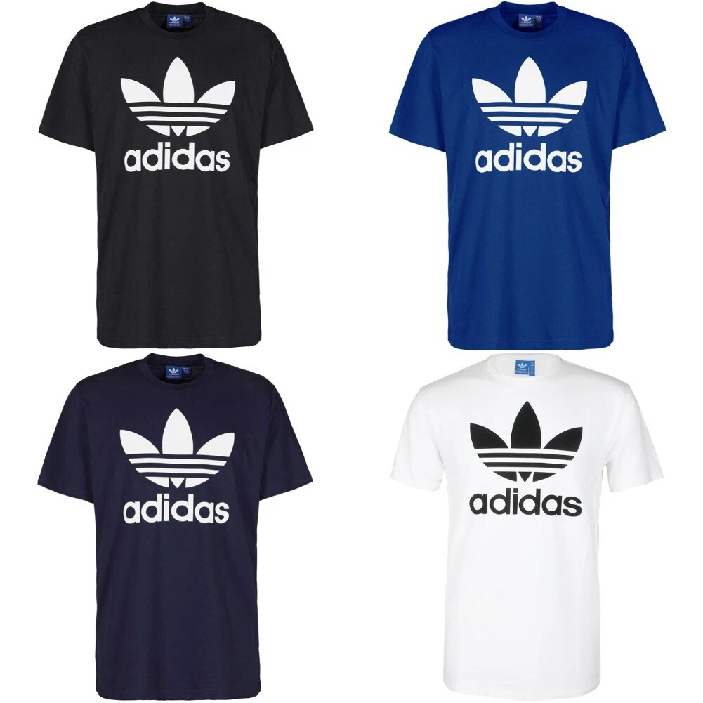 Adidas Men's T-Shirt Trefoil Logo Design Graphic Classic Short Sleeve Shirt
Opens in a new window or