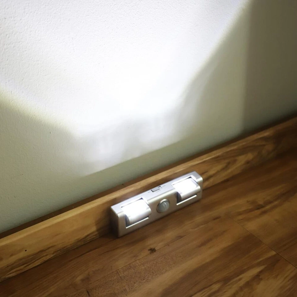 Bande Lumineuse LED Détecteur de Mouvement Lampe à Encastrer Escalier Lumière - Photo 3/4