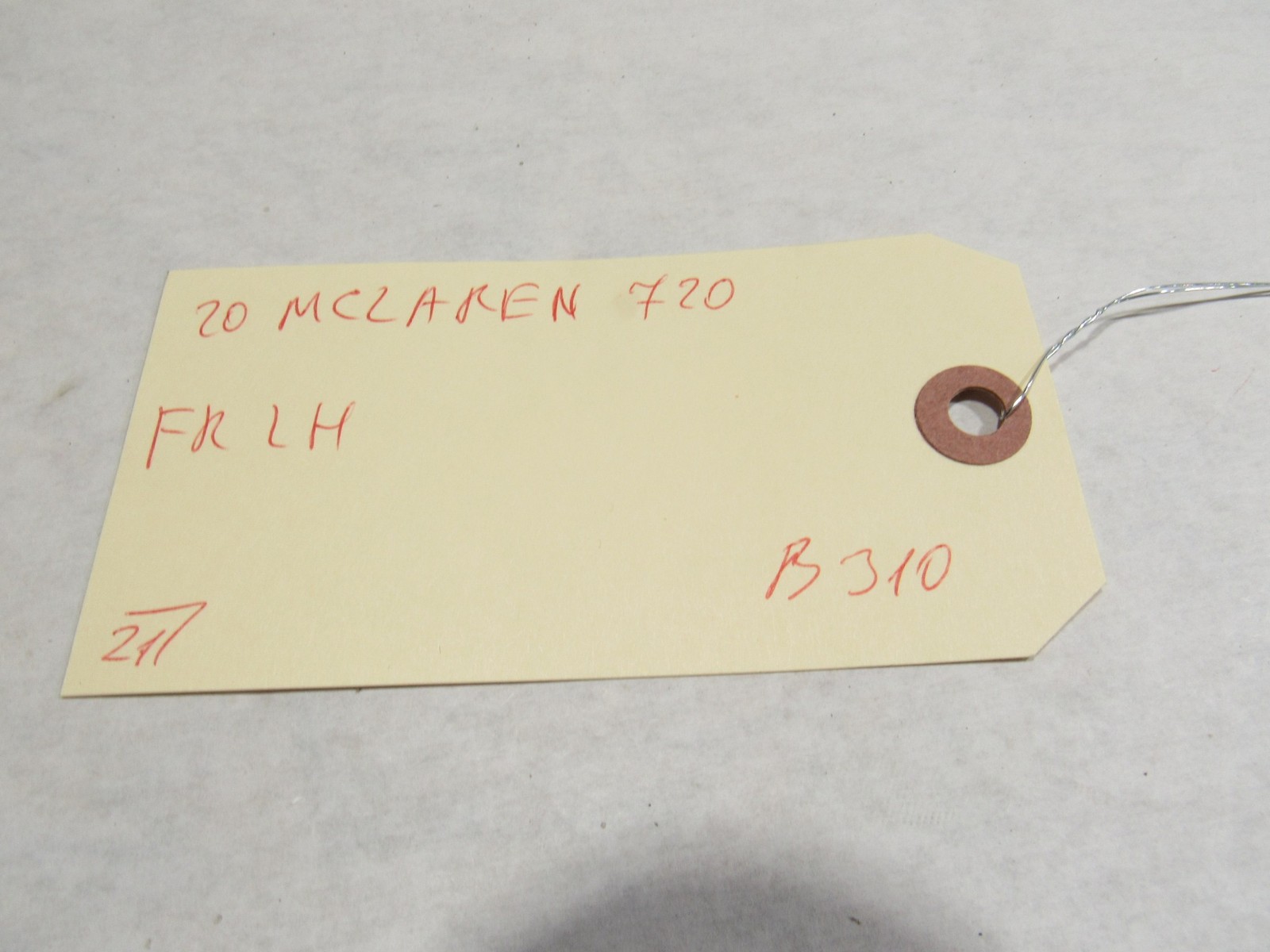 17-20 Mclaren 720S 720 2020 Left Driver Door Corner Weather Strip Seal #3