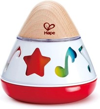 Hape Musikkreisel - Bunter Musik-Kreisel aus Holz mit Klangspiel und Bewegung